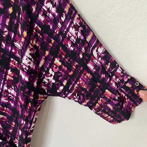 NEW! Anthropologie Maeve Cocoon Dolman Sleeves Draped Dress Size S - Picture 7 of 13